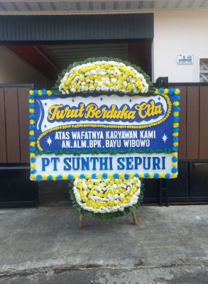 Papan Bunga Duka di Kapuren